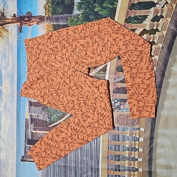 Rei Cooperative Small Orange Autumn Fall Color Leggings - Picture 2 of 6